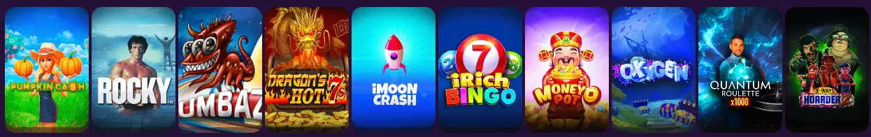 Tom Casino Live-Spiele