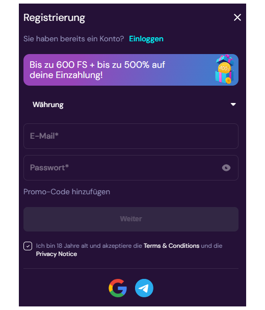 Toma Casino Registrierung